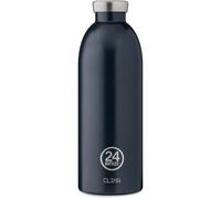 24Bottles Clima Bottle Bouteille isotherme de 330 ml/500 ml/850 ml, bouteille isotherme avec bouchon 100 % hermétique (12 heures de boissons chaudes 24 heures froides), bouteilles écologiques en acier inoxydable avec design italien