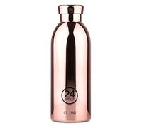 24Bottles Gourde Thermique pour l'eau | Bouteille Isotherme réutilisable en Acier Inoxydable sans BPA | 24 Heures Froide 12 Heures Chaude | Clima Bottle | Design Original Italien (Rose Gold, 500 ML)