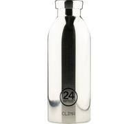 24Bottles Bouteille isotherme Clima Bottle 500 ml inox hermétique 12h chaud/24h froid – Miroir acier