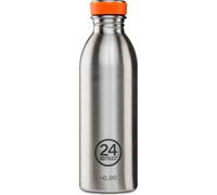 24Bottles Gourde en acier inoxydable Brushed Steel 0,5 l, anti-fuite, non-thermique