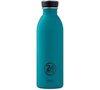 24Bottles Bouteille Urban Atlan – Acier inoxydable 500 ml – Noir/Bleu