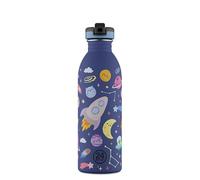 24Bottles Gourdes 'Kids Urban' bleu nuit / jaune / violet / rose, Taille S-XXL