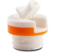 24Bottles Sport Lid - White & Orange Couvercle de bouteille de boisson Orange G