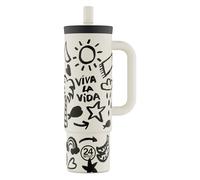 24Bottles Straw Gobelet 800 ml blanc