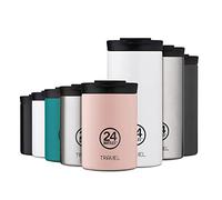24BOTTLES Travel Tumbler - Mug Isotherme Cafe et The 350 ml, Tasse Isotherme 100% Hermétique, Thermos 6h Hot et 24h Cold, Bouteille Gourde Isotherme Inox Écologique au Design Italien, Dusty Pink