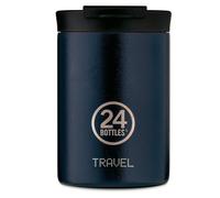 24Bottles - Gobelet de voyage Tumbler en acier inoxydable, Bleu profond, 350 ml, Dimensions 8 c