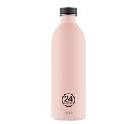 24Bottles Urban - Gourde 1 l - Couvercle 100 % scellé - Respectueux de l'environnement - En acier inoxydable - Ultra légère (non-thermique), rose poussiéreux