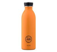 24BOTTLES Urban Bottle - Gourde Inox 500ml 100% Hermétique, Bouteille Acier Inoxydable, Gourde Sport sans BPA Design Italien, Bouteilles Water Bottle Ecologique[non Isotherme Ultralégère] Total Orange