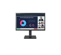 LG Electronics LG 24BP75CP-B Ecran PC Professionnel 24' - Dalle IPS résolution FHD (1920x1080), 5ms GtG 75Hz, Pied avec réglages Multiples, Haut-parleurs, Webcam (2MP) et Micro intégrés, USB-C (65W)
