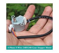 24BYJ48 24MM 4-Phase 5-Wire Gear Stepper electronic starter DC 12V Gear Reduction Stepping Step electronic starter DIY Air-conditioning Monitor PKNVKZIDK