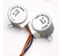 24BYJ48 Moteur pas à pas CC 24BYJ48 5 V 2 W Moteur à engrenage pour chauffage Tête secouante Support de téléphone portable Moteur à tête secouante 6 tr/min 1 pièce