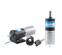 24gp-370 DC 6V 12V 24V High Torque 25KG.CM Planetary Geared electronic starter With Bracket CZAOINCU(48rpm,Shaft 4mm)