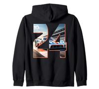 24h Endurance Racing nous célébrons le sport automobile superbe fan Sweat à Capuche
