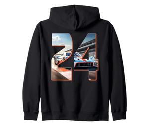 24h Endurance Racing nous célébrons le sport automobile superbe fan Sweat à Capuche