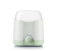 24h Heat Steam Travel Milk Warmer, Compact Portable Bottle Warmer Rechargeable Baby Essentials Reliable Bottle Heater for Travel (Green EU Plug)
