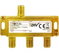 24K Distributeur Large Bande Câble répartiteur 3 Voies TV Souple pour TNT télévision par Sat UHF VHF câbles Splitter Unicable HD 3D 4K numérique DVB-S2 BK Radio F Satellite Séparateur
