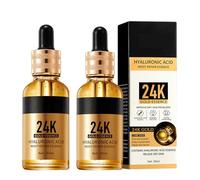 24K Gold Anti Aging Face Serum Moisturizer, Collagen Ampoule Lifting Serum, Aide à l'hydratation et à la fermeté de la peau, Anti-âge Anti-rides