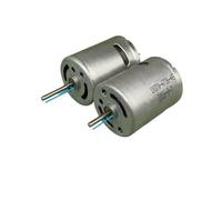 24mm RK-370SD-4736 Carbon Brush electronic starter DC 3V-12V 6V 7.4V 27500 RPM High Speed 370 electronic starter for Toy Water RC Car Boat Model ICXLPMC(A Long Shaft)