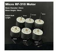 24mm Round 310 electronic starter DC 3V 6V 9V D/V5.9 RF-310T-11400 electronic starter 2mm Diameter Shaft CD DVD Player Toy Model RUAJOGYNVM(22mm long shaft)