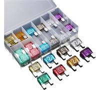 24pcs 8 types camion de voiture VR Kit fusible électrique Big Maxi Blade Fuse Assortiment Set 20A-100A for la automatique SUV Titulaire