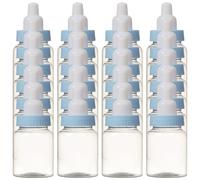 24pcs bouteilles de baby shower 3, 5x1, 6 pouces clairs en plastique à remplissage minimable Mini de biberon fête favorable