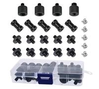 24pcs Camera Screw Adapter 1/4 to 1/4 and 1/4 to 3/8 Tripod Mount Converter Set for Camera Mount, Monopod, Ball Head, Flash Lamp Holder