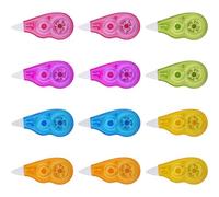 24pcs Correction Mini Pocket Mouse Rubans Correcteurs, 4 M X 5 Mm Rouleaux De Correction, Ruban Correcteur, Correcteur Souris, Roller Correcteur Pour L'ecole Et Au Bureau