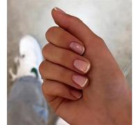 24pcs courts faux ongles - French Presse sur les clous - faux ongles avec colle - bâton sur les clous en 12 tailles - acrylique faux ongles à colle amoure