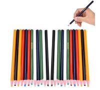 24pcs Couture de couture craie crayon, crayon de couture crayon à main peeter crayon couture et outils de traçage pour le dessin de la coloration (6 couleurs)