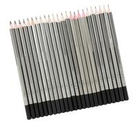 24pcs Drawing Crayons Set Sketch Art Graphite Dessin Crayon 9h 8h 7h 6H 5H 4H 3H 2H HB F B 2B 3B 4B 5B 6B 7B 8B 9B 10B 11B 12B 14B Fabriqué à Partir de Bois Premium avec une Forte Pause