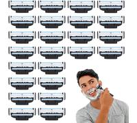 24pcs Lames Mach 3, Rasoirs Mach 3, Lames De Rasoir Mach 3, Lames De Rasoir Pour Hommes, Recharges De Lames Mach 3 Lame De Rasoir, Lames De Rasoir Pour Hommes Adaptées Mach3