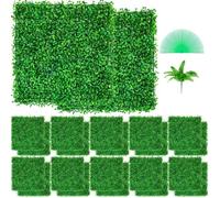 24pcs Mur Végétal Artificiel - VEVOR - Muraux de Haie de Buis UV 10""X10"" Clôture