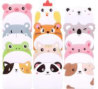 24pcs Notes Adhésives,Sticky Notes Cute Animés 12 Dessins D'animaux,720 Feuilles De Notes Adhésives Pour Enfants Pour Les Sacs De Fête,Party