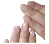 24PCS Ongles à coller œil de chat vert foncé, carrés courts brillants | Capsules en ABS pour soirée, finition brillante et forme carrée courte couvrante(Style 7,Small)