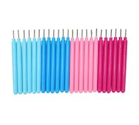 24Pcs Outils de Quilling en Papier, 4 Couleurs Prise Confortable Roulant Curling Quilling Aiguille Stylo Papier Fabrication de Cartes Projet Outils Ensemble Stylos à Fentes pour