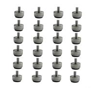 24Pcs Pieds de Réglage Pieds de Meubles Réglables-M8 En Acier Inoxydable