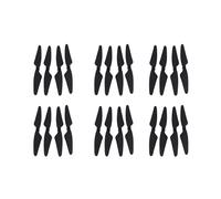 24Pcs pour Pales pour Hélices Quadcoptères Hubsan H501S X4 Rc 2Cw / 2Ccw, Noir