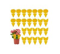 24PCS Profession Pièges Collants Double Face, Anti Moucherons Interieur Autocollant Moucherons Cuisine, Anti Moucherons - fy