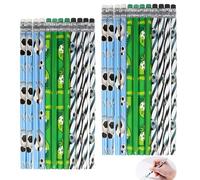 24Pcs rayons à papier HB en bois, Crayon en Bois pour Enfants, Crayon Mignon Forme Hexagon de papeterie avec gomme pour Croquis Enfants l'école Dessin Écoles Fournitures Scolaires cadeaux d'invités