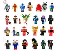 24pcs/set Cartoon Blocks PVC Blocks Animated Toys Series Christmas Gift Edition-5-Collector's Edition