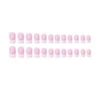24pcs Square Coffin Press On Nails Set Glossy Artificial Nails For Women And Girls Nails Art Acrylic Stick On Nails Elegant Party