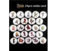 24pcs Zelda Souffle De La Carte Sauvage Nfc Pour Amiibo Jeune Lien Loup Réveil Lien Étiquette De Pièce