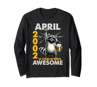24th Birthday Raccoon Beer April 2002 Vintage 24 Years Old Manche Longue