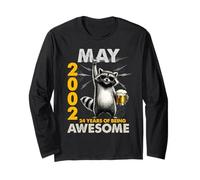 24th Birthday Raccoon Beer May 2002 Vintage 24 Years Old Manche Longue