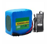 24V 12AH Batterie pour Scooter Électrique 6S5P Blocs De Batteries Lithium Rechargeables pour Fauteuils Roulants Et Tondeuses À Gazon Carte De Protection Intégrée 24V,XT60+DC
