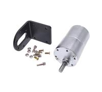 24V 12V DC electronic starter GB37RG eccentric shaft mounting bracket high torque gear electronic starter+electronic starter holder IINKUEYK(87rpm,12V)