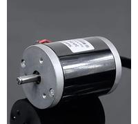 24V 150W 7000rpm High Torque DC electronic starter Low Noise Dual Ball Bearings Carbon Brush electronic starter for Bead Lathe Machine Shaft Dia 8mm ICXLPMC