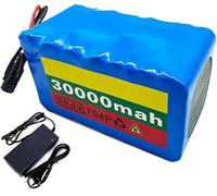 24V 30000MAh Battery for Electric Bike Battery 24V 30000MAh 13S3P Ebike with Charger Battery Scooter Battery 24V 30Ah for 250W 350W 500W 750W 750W 1000W Motors 24V 30Ah,XT60