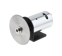 24V 555 electronic starter Table Saw Kit Gear electronic starter with Ball Bearing Mounting Bracket and 60mm Saw Blade for Woodworking Cutting/Engraving IDGTTLDF