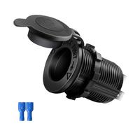 24v Avec Clapet Étanche,Adaptateur Secteur,Pour Bateau Moto Et Camion Rv Atv Avec Fils Cosse À ?illet D5 - Type No Light